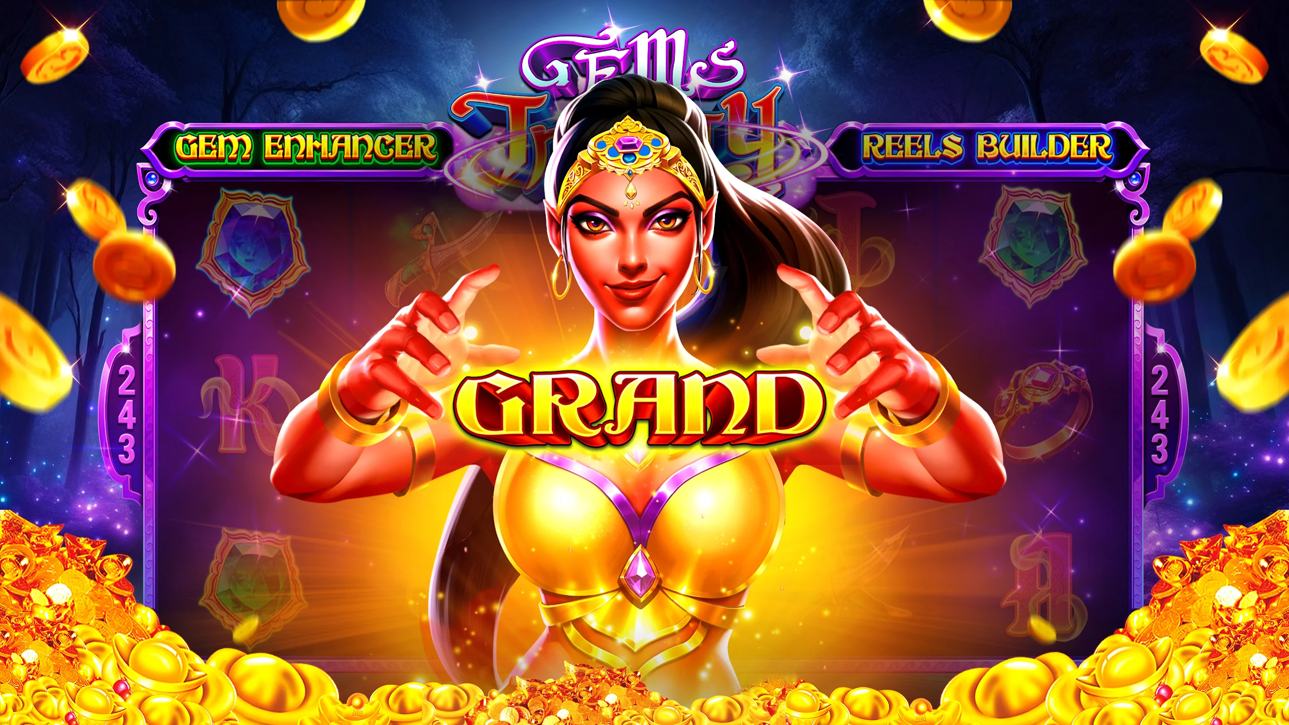 Ảnh chụp màn hình ứng dụng q88 với danh sách trò chơi Slots